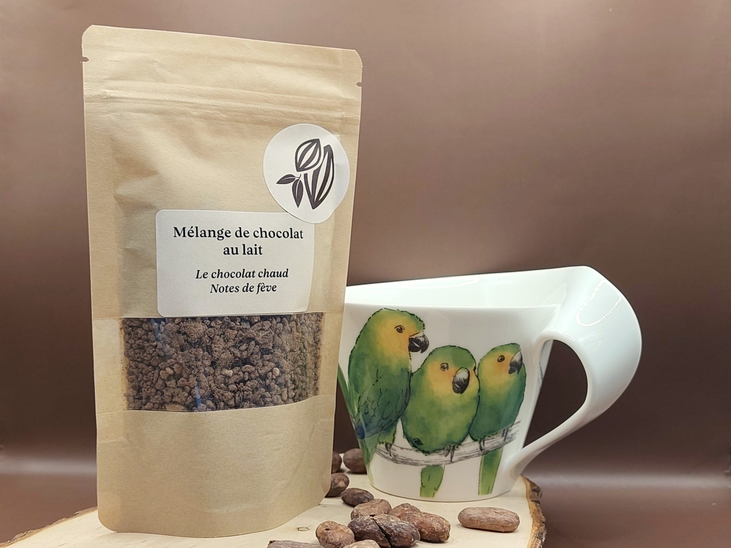 Mélange au lait pour chocolat chaud